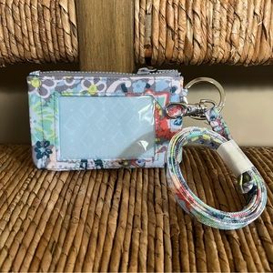 NWT Zip ID & Lanyard - Citrus Paisley